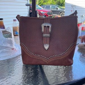 Womens Western Leather Concealed Carry Purse